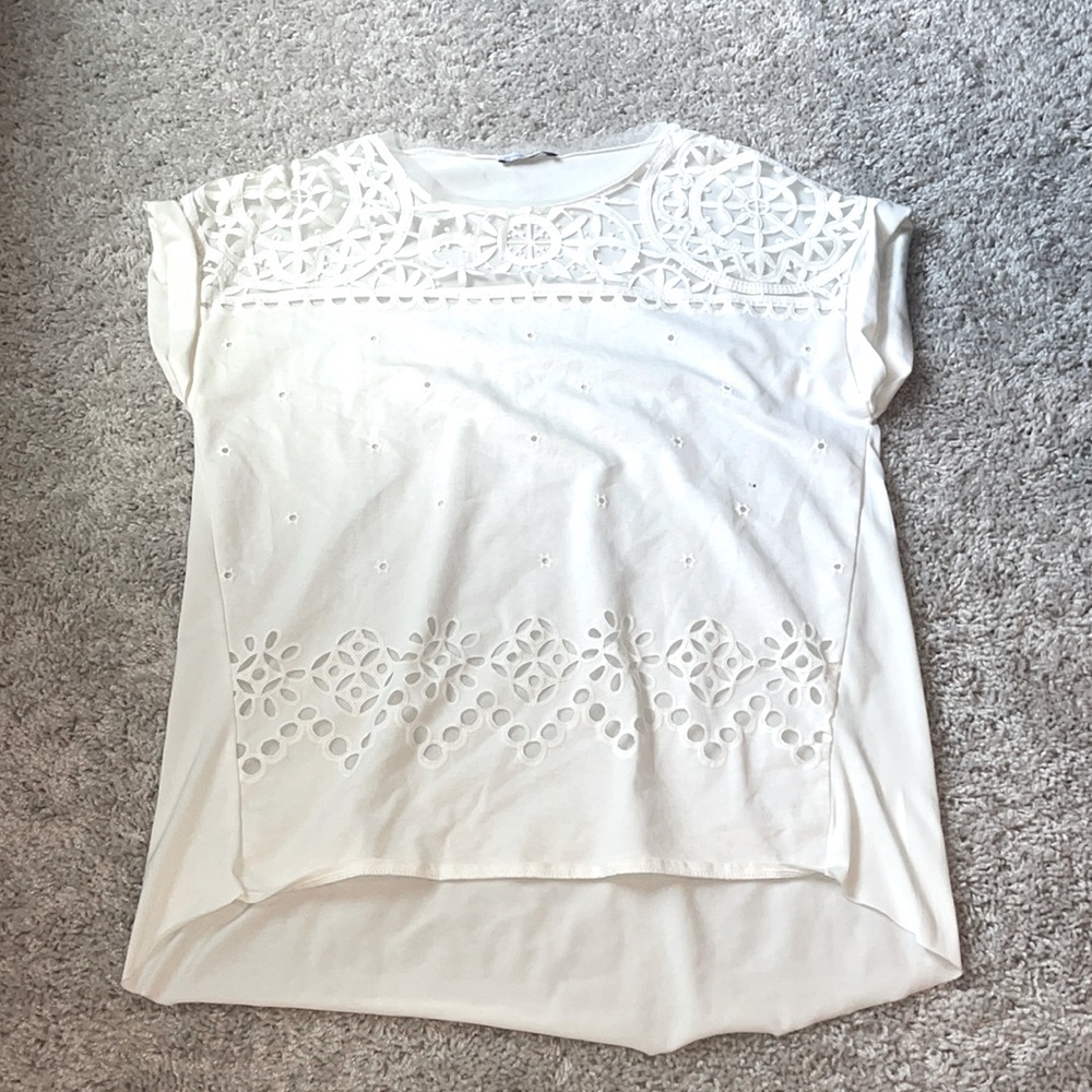 Zara Mini-sleeve Blouse